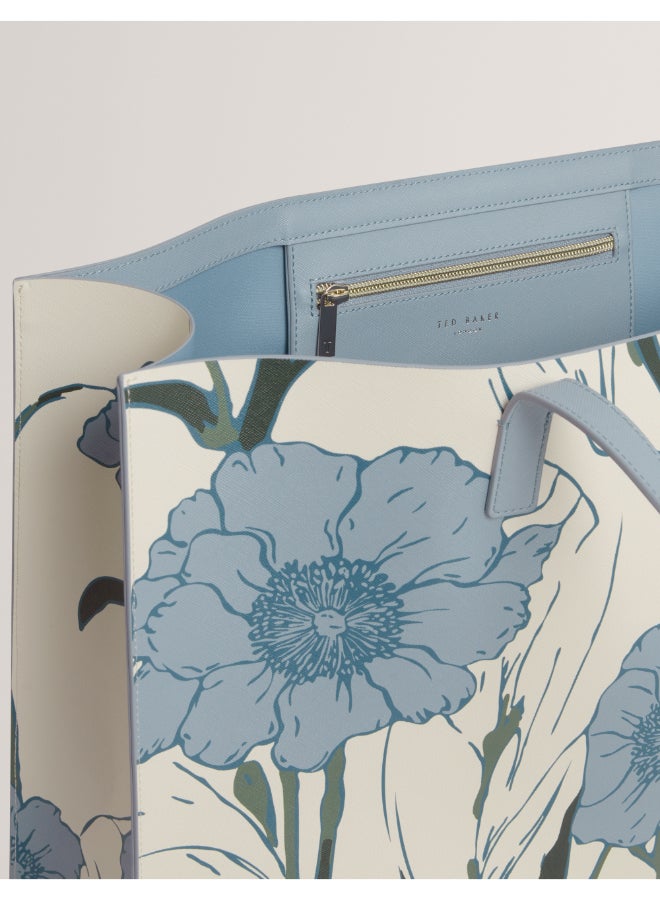 Ted Baker Floral Print Extra Large Icon Bag - Image 5