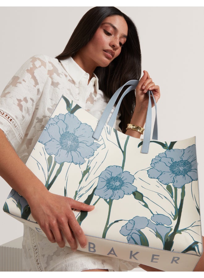 Ted Baker Floral Print Extra Large Icon Bag - Image 2