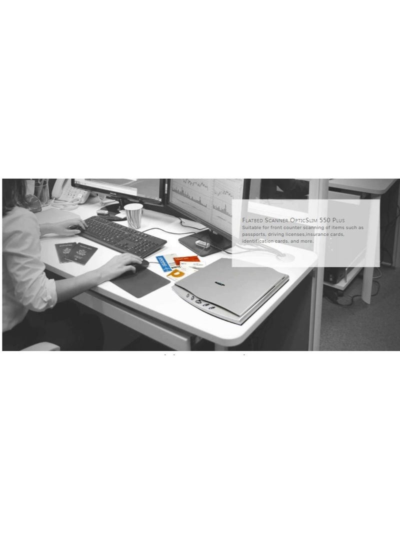 Plustek - OpticSlim 550 Plus ( An ultra slim and compact designed  ) - Image 1