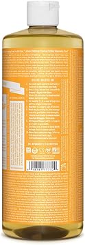 Dr. Bronner's Dr Bronners Organic Liquid Soaps Citrus At least 70 Organic 32 Ounce - Image 2