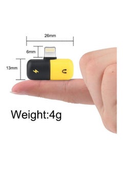 NIBEMINENT Audio Splitter Cable For Apple Devices Yellow/Black  - Image 2