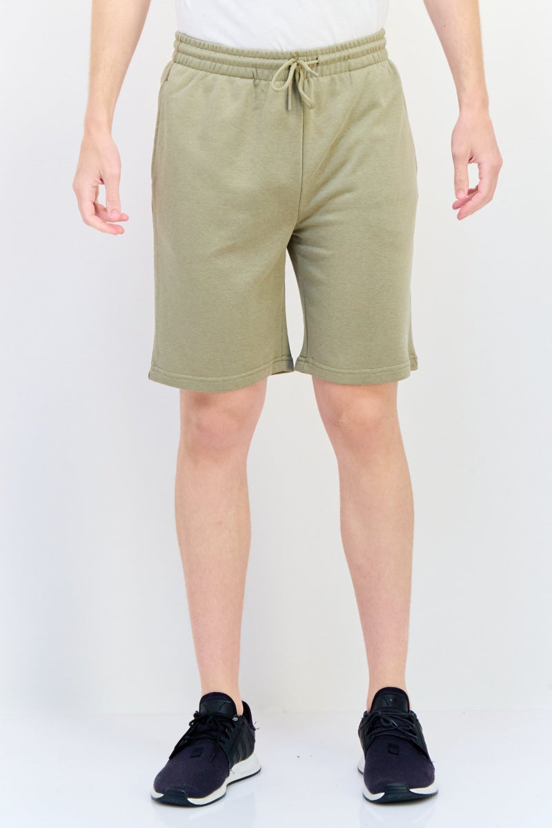 RBX Men Sportswear Fit Training Shorts, Sage Green - Image 1