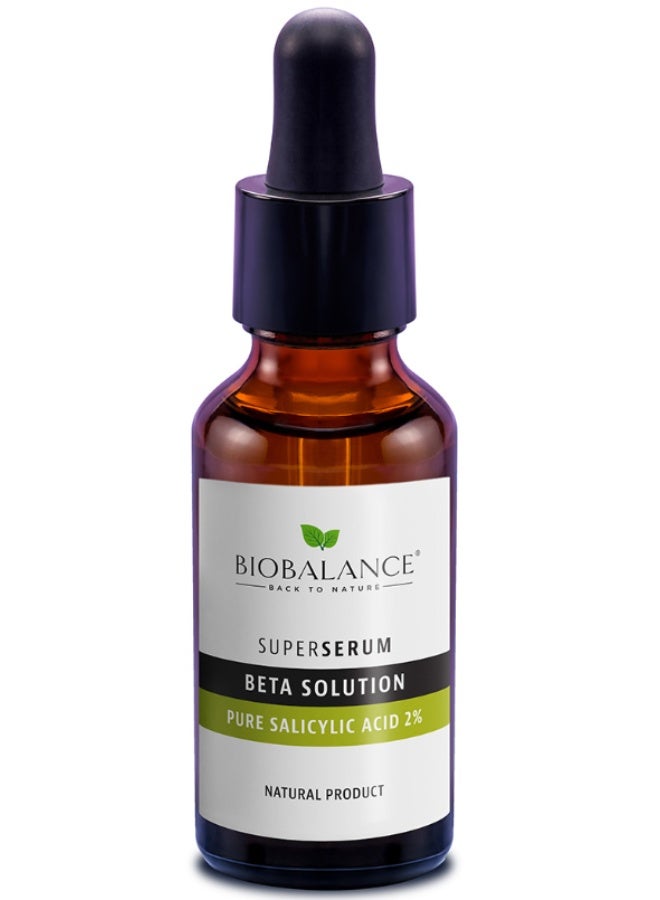 بايو بالانس سيروم بيوبالانس سوبر بيتا 30 مل - حمض الساليسيليك النقي 2% للتحكم في حب الشباب والمسام والزيوت - Image 1