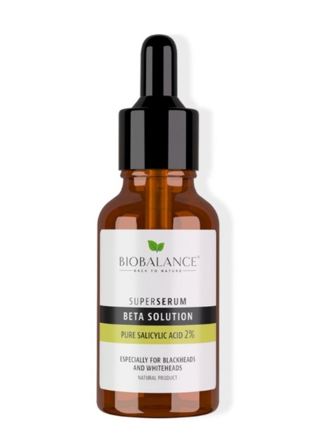 بايو بالانس سيروم بيوبالانس سوبر بيتا 30 مل - حمض الساليسيليك النقي 2% للتحكم في حب الشباب والمسام والزيوت - Image 4