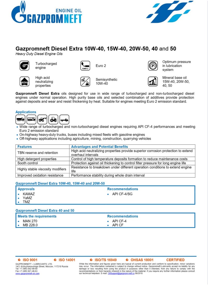 Gazpromneft Gazpromneft Diesel Extra 50  - Image 2
