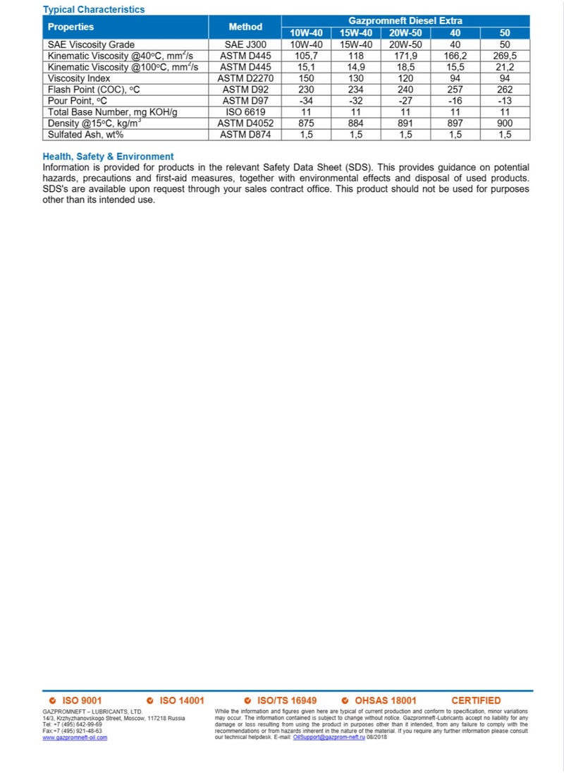 Gazpromneft Gazpromneft Diesel Extra 50  - Image 3