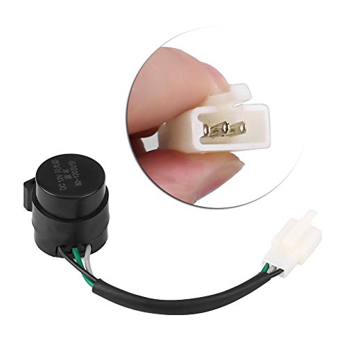 Aramox Motorcycle Signal Flasher, 3 Pins Round Turn Signal Flasher Relay Blinker LED Turn Indicator Light Flasher for GY6 50-250cc Motorcycles Scooters Moped ATV - Image 4