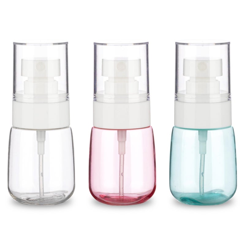 Ifdgctk 3 Pack 1Oz/30Ml Small Spray Bottle  Plastic Mini Spray Bottles  Travel Spray Bottle With Fine Mist Tiny Spray Bottles With 9Pcs Labels - Image 1