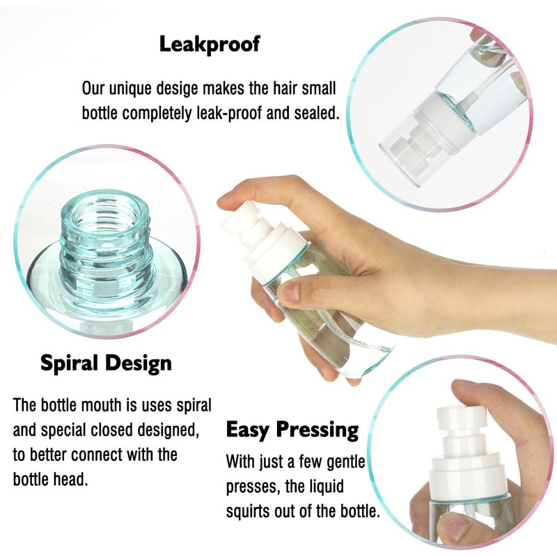 Ifdgctk 3 Pack 1Oz/30Ml Small Spray Bottle  Plastic Mini Spray Bottles  Travel Spray Bottle With Fine Mist Tiny Spray Bottles With 9Pcs Labels - Image 3