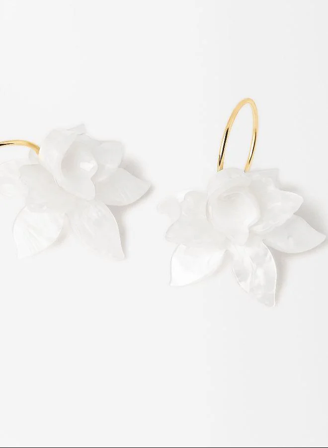 بارفوا أقراط الحلقة الزهرية