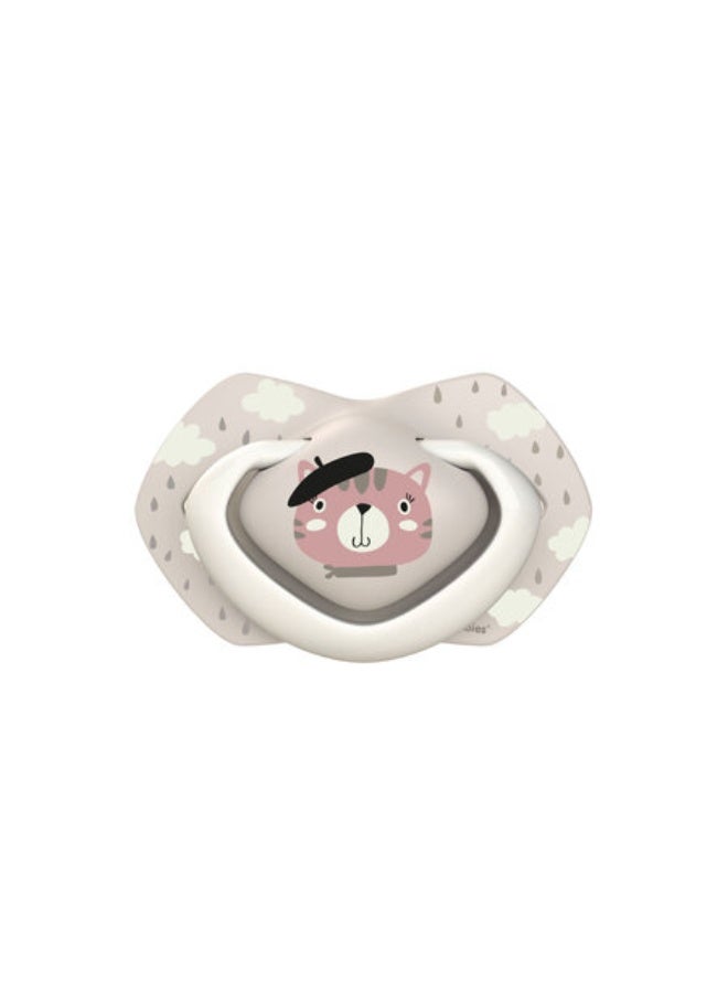 Canpol babies Silicone Soother Light touch 6-18m Symmetrical BONJOUR PARIS 2 pcs - Image 4