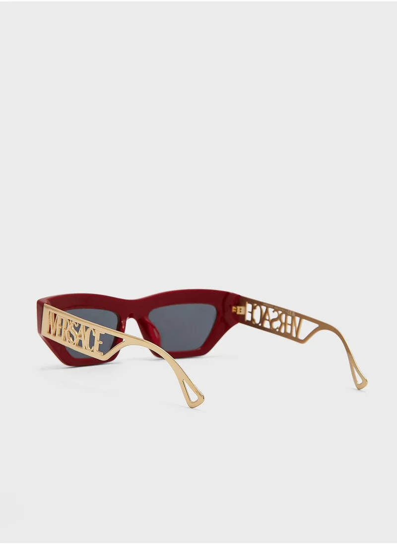 VERSACE 0Ve4432U Cateye Sunglasses