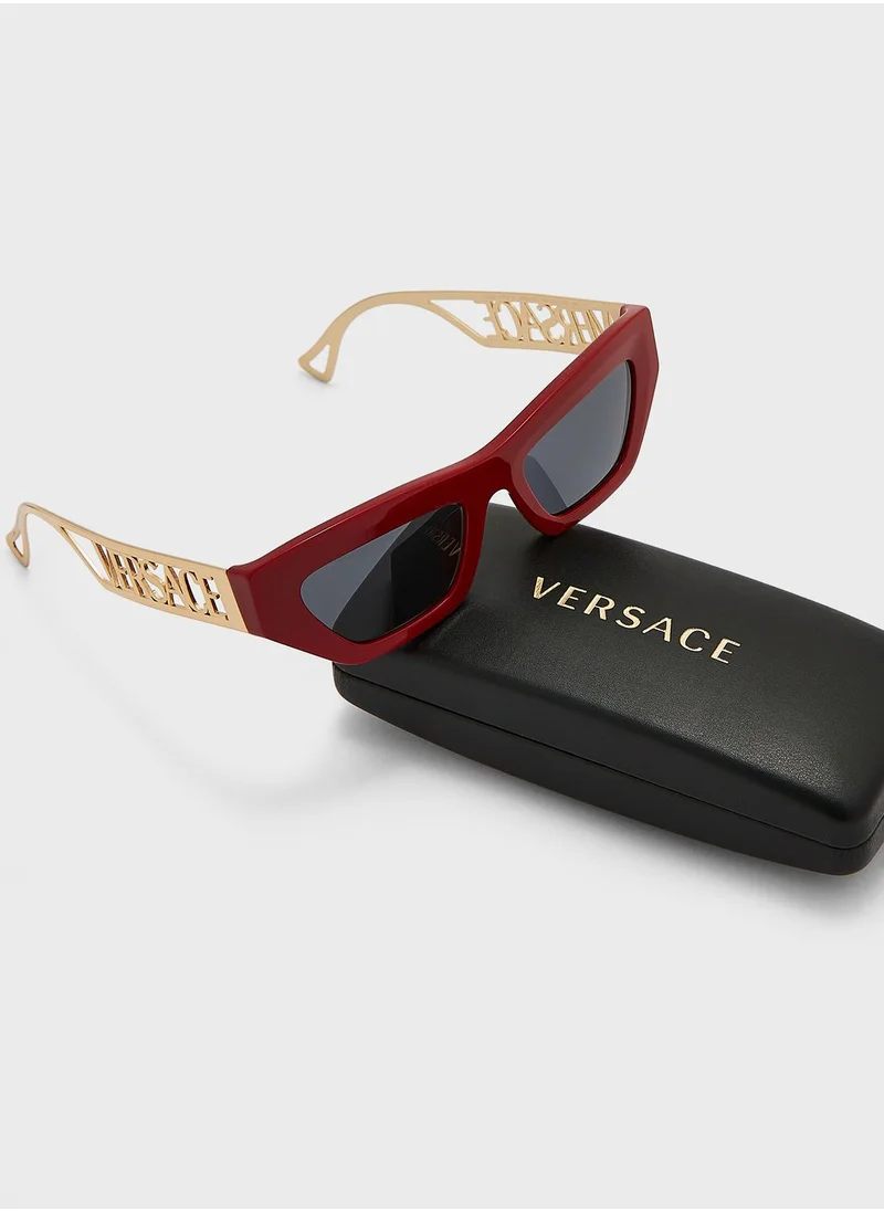 VERSACE 0Ve4432U Cateye Sunglasses