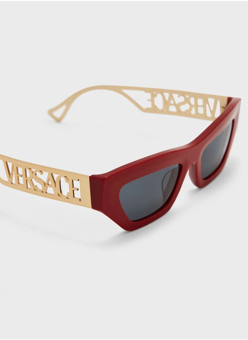 VERSACE 0Ve4432U Cateye Sunglasses
