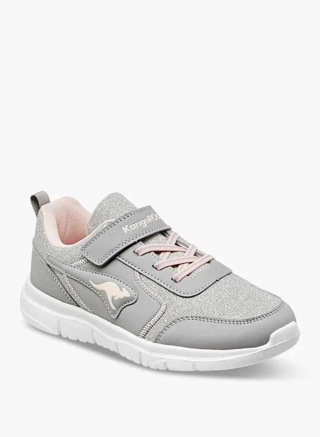 كانغاروس Kangaroos Girls Panelled Hook & Loop Walking Shoes