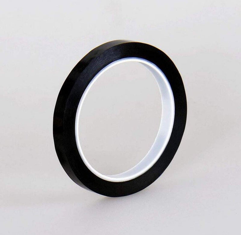 Suoirblss 6 Rolls Graphic Art Thin Tape Self-Adhesive Tape Grid Marking Tapes 72 Yard/Roll Whiteboard Gridding Tape Self-Adhesive Artist Tape Desktop Positioning Crossed Tape (Black, Width：3mm) - Image 5