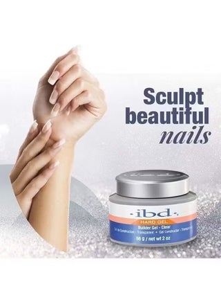 IBD LED / UV Gels Builder Gel واضح ، 2 أوقية ، نموذج الأظافر امتداد الغراء الغراء الأظافر البولندية الغراء العلاج الضوئي تعزيز الأظافر الغراء واضح الجيل اللصق الحفر - view 2