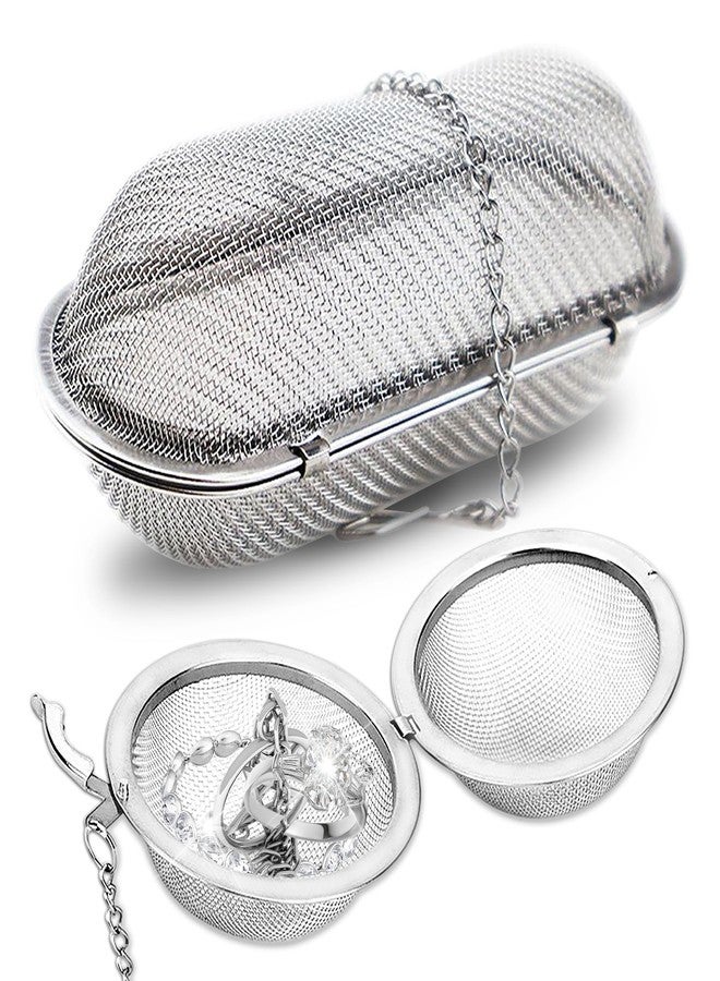 Iffitya Ultrasonic Cleaner Basket, Stainless Steel Basket for Ultrasonic Jewelry Cleaner, Jewelry Steam Cleaner Basket Small Parts Washing Basket for Jewelry, Watch Parts, 2 Packs, stainless steel - Image 1