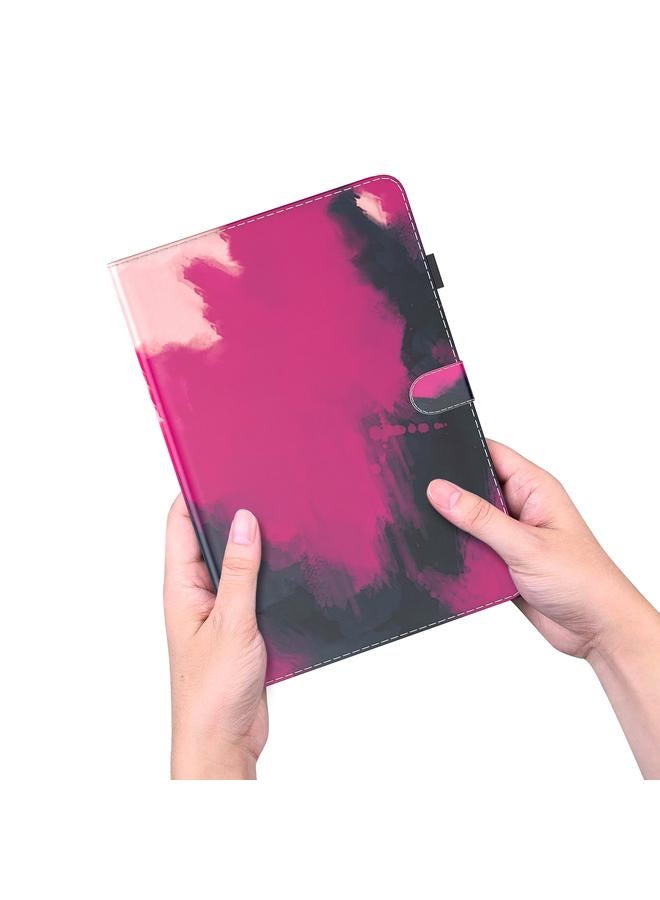 Zaboon Case For iPad Pro 12.9 2022 / 2021 / 2020 Watercolor Pattern Skin Feel Magnetic Horizontal Flip PU Leather Tablet Case with Holder & Card Slots & Photo Frame & Sleep / Wake-up Function - Image 5