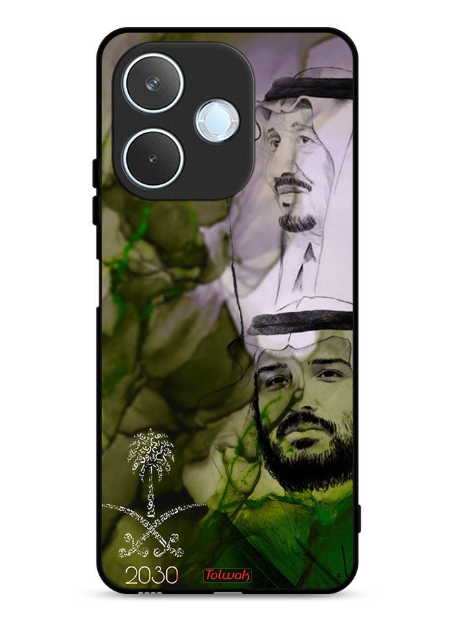 Tolwak Oppo A5 Pro Protective Case Cover King Salman And Crown Prince Muhammad Art Poster - Image 1