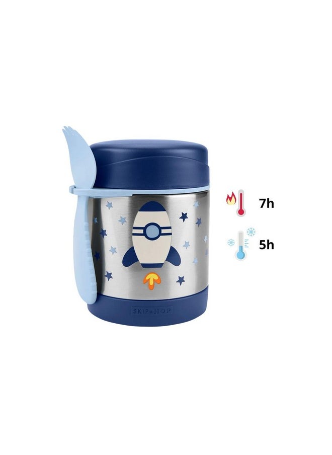 Skip Hop Skip Hop Insulated Baby Food Jar, Sparks, Rocket  - Image 2