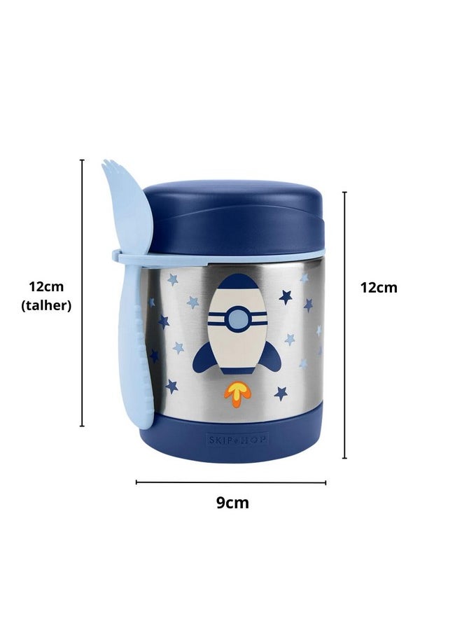 Skip Hop Skip Hop Insulated Baby Food Jar, Sparks, Rocket  - Image 1