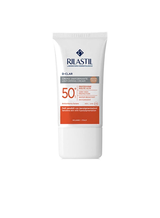 Rilastil Sun System SPF50+ D-Clar Color Medium 40ml - Image 1