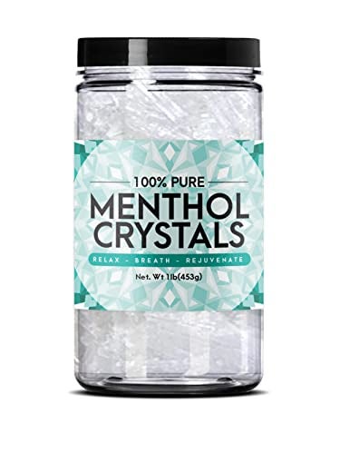 Three Drops of Life Menthol Crystals Natural Mentha Arvensis Aromatherapy for Shower Steamers Humidifiers Room Freshener or Addition for Cosmetics and Blends 1 lb - Image 2
