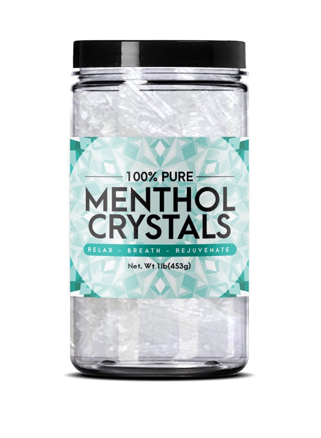 Three Drops of Life Menthol Crystals Natural Mentha Arvensis Aromatherapy for Shower Steamers Humidifiers Room Freshener or Addition for Cosmetics and Blends 1 lb - Image 3