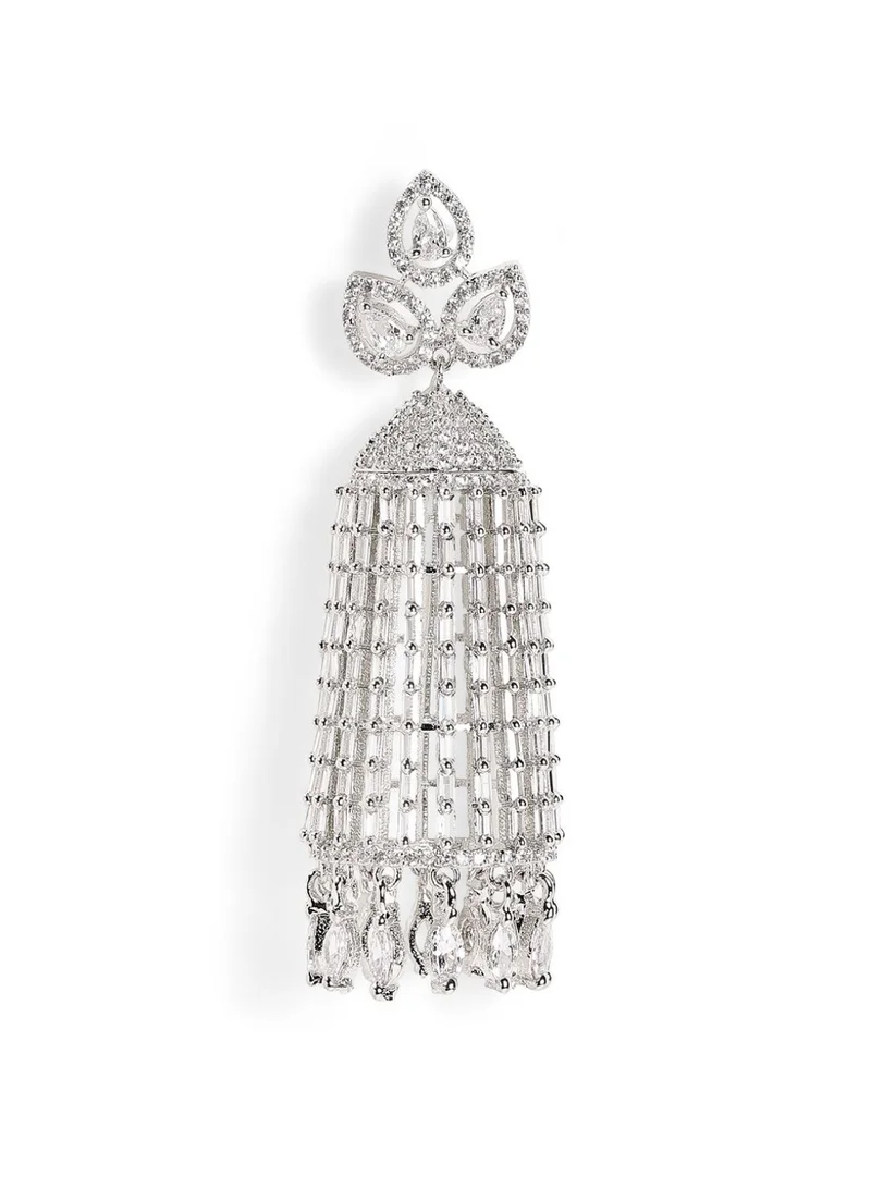 Priyaasi Stone Studded Dome Shaped Jhumkas