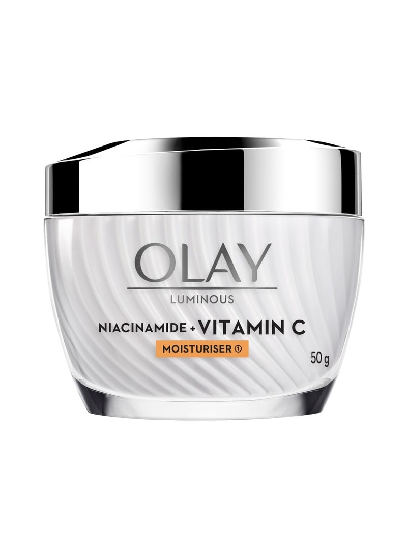 كريم أولاي فيتامين سي للوجه مع النياسيناميد l توهج متساوٍ وملمس ناعم l للبشرة العادية والدهنية والجافة والمختلطة l خالٍ من البارابين والكبريتات l 50 جرام - Image 1