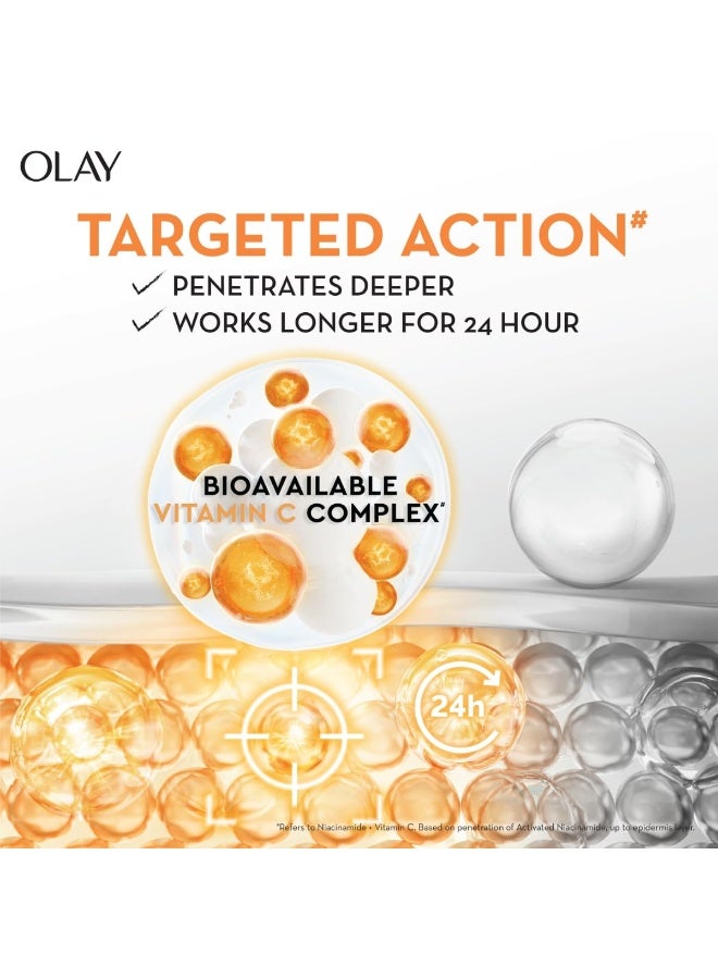 كريم أولاي فيتامين سي للوجه مع النياسيناميد l توهج متساوٍ وملمس ناعم l للبشرة العادية والدهنية والجافة والمختلطة l خالٍ من البارابين والكبريتات l 50 جرام - Image 5