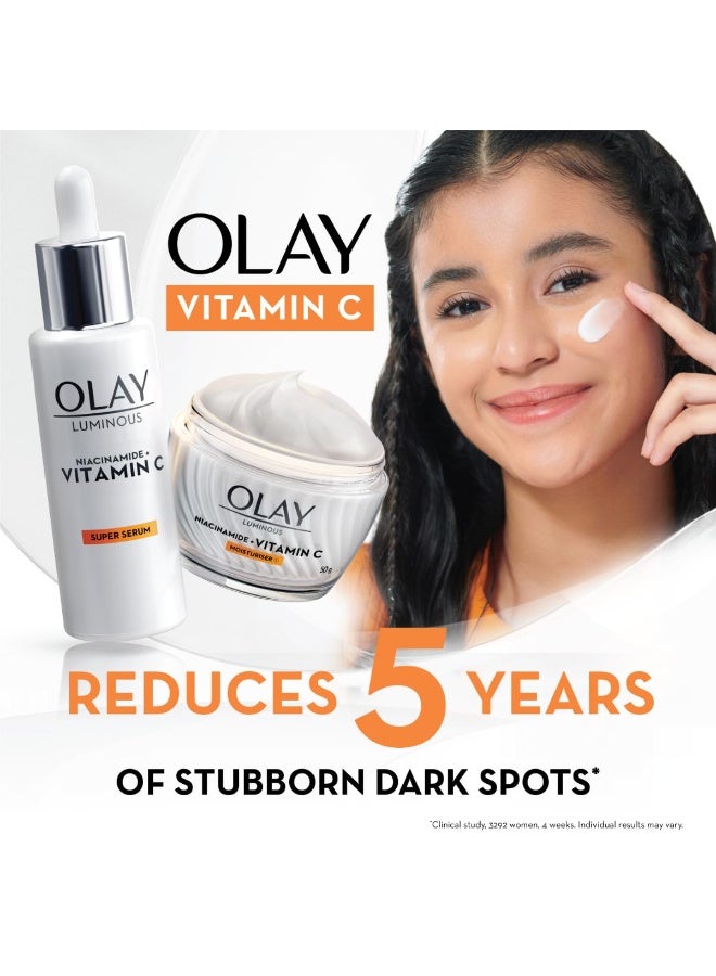 كريم أولاي فيتامين سي للوجه مع النياسيناميد l توهج متساوٍ وملمس ناعم l للبشرة العادية والدهنية والجافة والمختلطة l خالٍ من البارابين والكبريتات l 50 جرام - Image 4