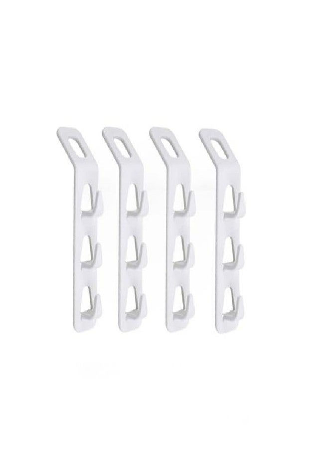 Digital Shoppy Hanger Hooks, White - Pack of 4 - Image 1