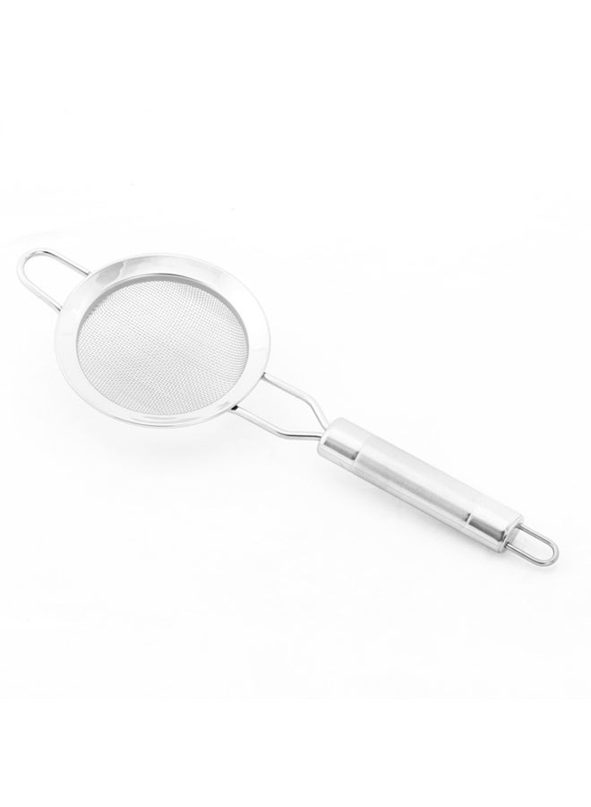 Royalford 10.3 Cm Stainless Steel Strainer 29.5X10 Cm Silver 10.3cm - Image 2