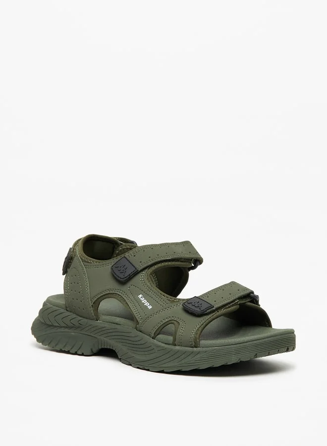Kappa Men's Sandals with Hook and Loop Closure