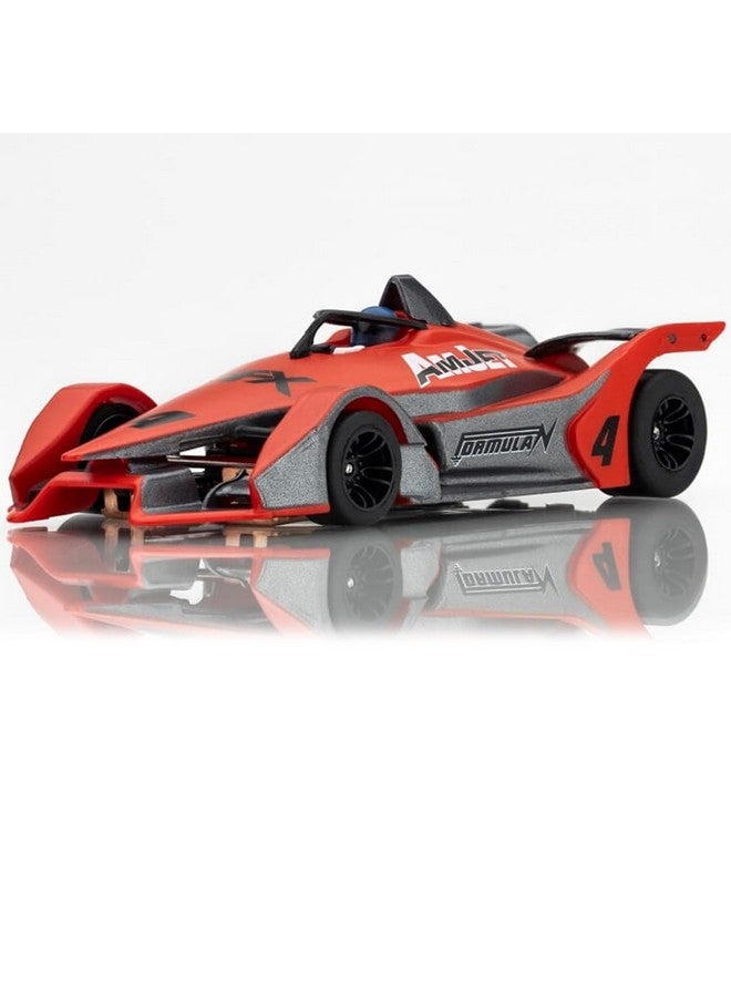 AFX 22066 Mega-G+ Formula N #4 Red/Grey HO Slot Car - Image 2