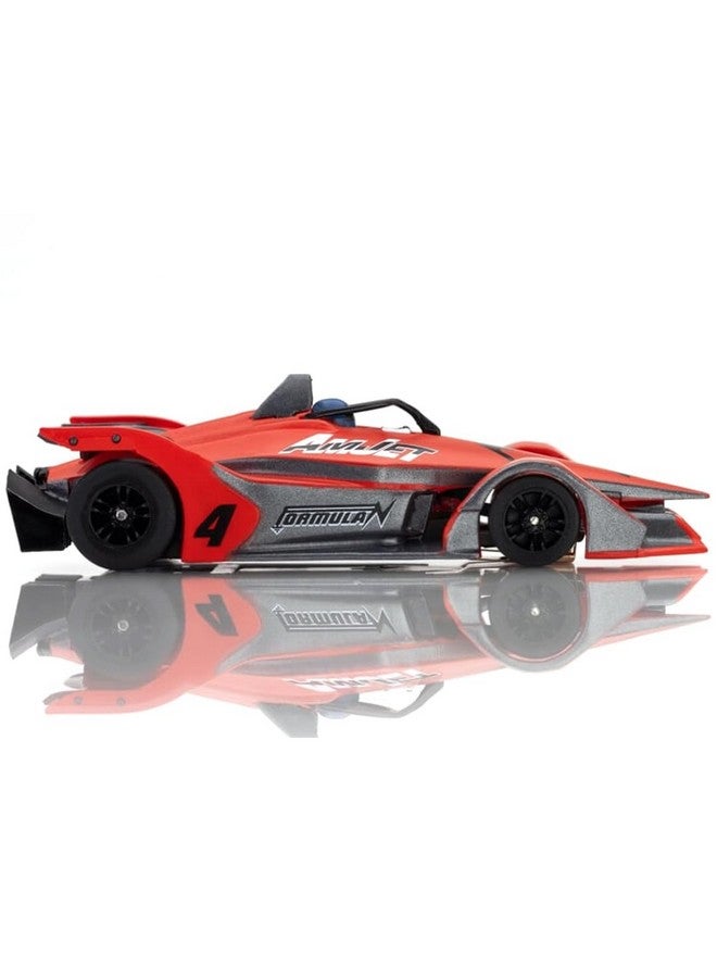 AFX 22066 Mega-G+ Formula N #4 Red/Grey HO Slot Car - Image 4