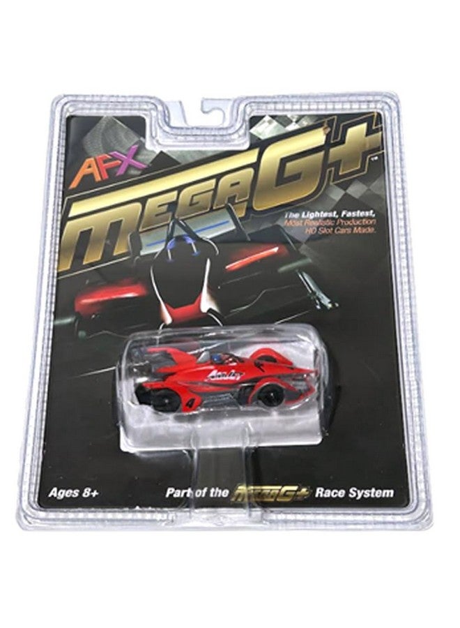 AFX 22066 Mega-G+ Formula N #4 Red/Grey HO Slot Car - Image 3