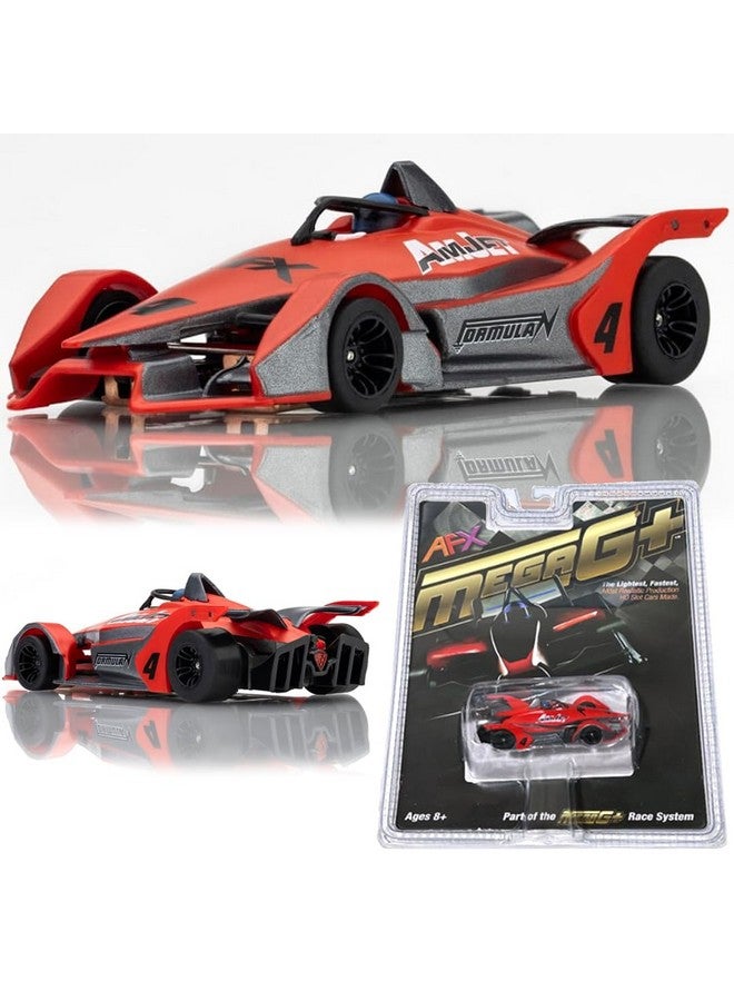AFX 22066 Mega-G+ Formula N #4 Red/Grey HO Slot Car - Image 1