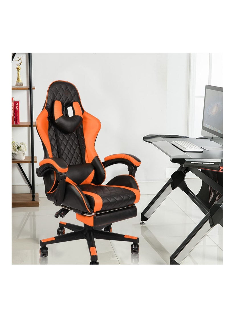 LED Gaming Chair Ergonomic OfficeChair Racing Style High-Back Desktop PC Computer GamingChair Adjustable Height SwivelChair with Footrest, Headrest and Lumbar Support - pzsku/Z44ED5A200AFABB291AA3Z/45/_/1670338732/a7e79481-08eb-4c62-86d6-1077500693f0