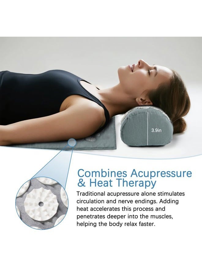 AICNLY Acupuncture Heating Mat – Acupressure & Heat Therapy Pad for Back Pain Relief, Muscle Relaxation, Stress Reduction & Improved Circulation - Image 5