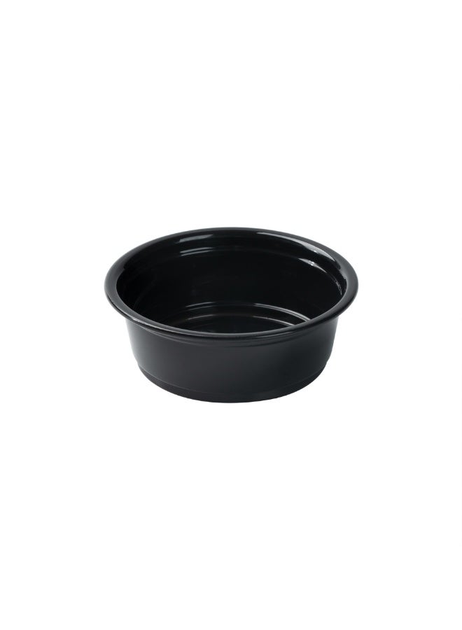 Restaurantware RW Base 1.5 Ounce Sauce Cups, 2000 Microwave-Safe Condiment Cups - Crack-Resistant, Disposable, Black Plastic Portion Cups, For Samples, Sauces, Or Toppings, Lids Sold Separately - Image 1