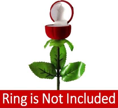 PRIMEFAIR Plastic Artificial Flower Ring Red Rose Flower With Love Gift Box Gift Idea For Your Wife, Girlfriend Or Husbands For Loves Ones Valentine'S Red Rings Rose, (Ring-Rose) - Image 3