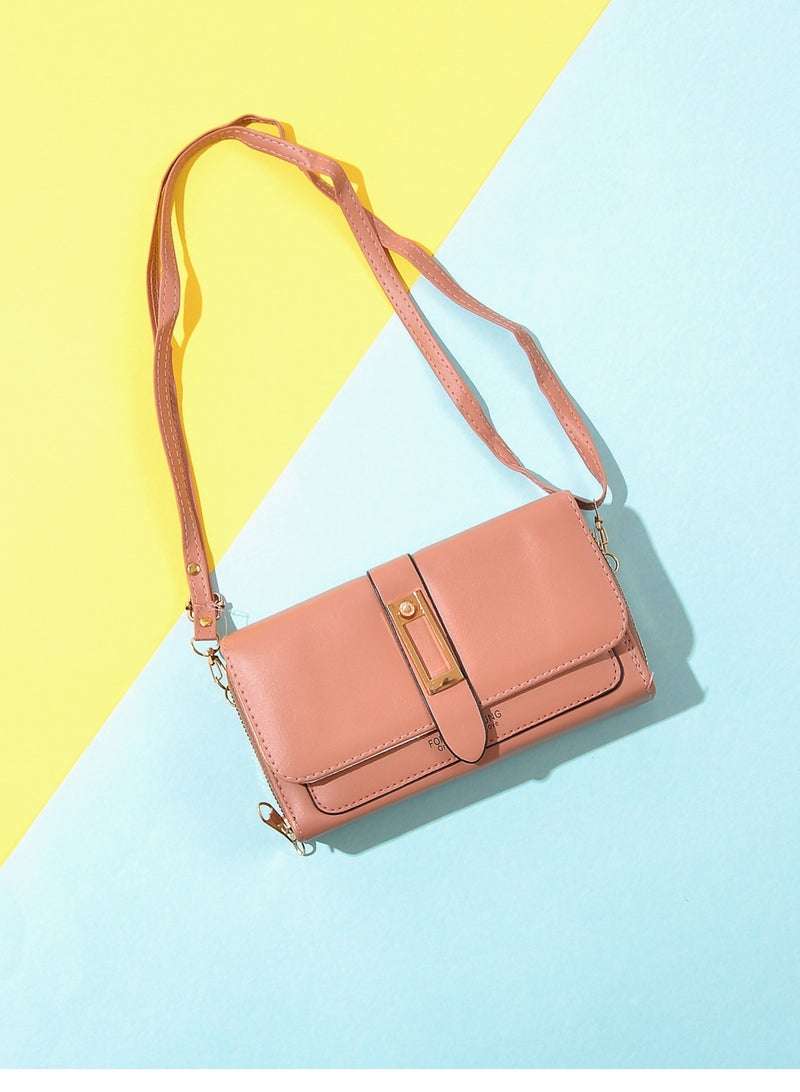 ران محفظه جلديه انيقه بكبسول من الامام BA-1-بينك - Image 1