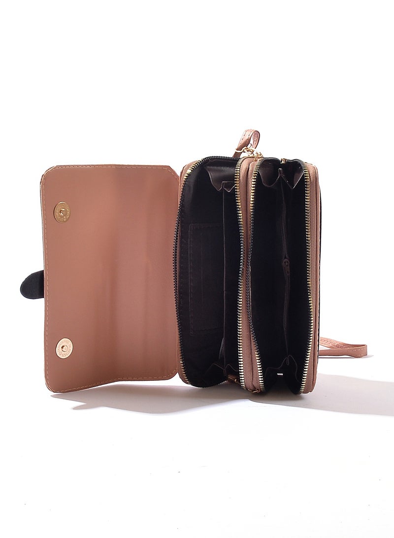 ران محفظه جلديه انيقه بكبسول من الامام BA-1-بينك - Image 3