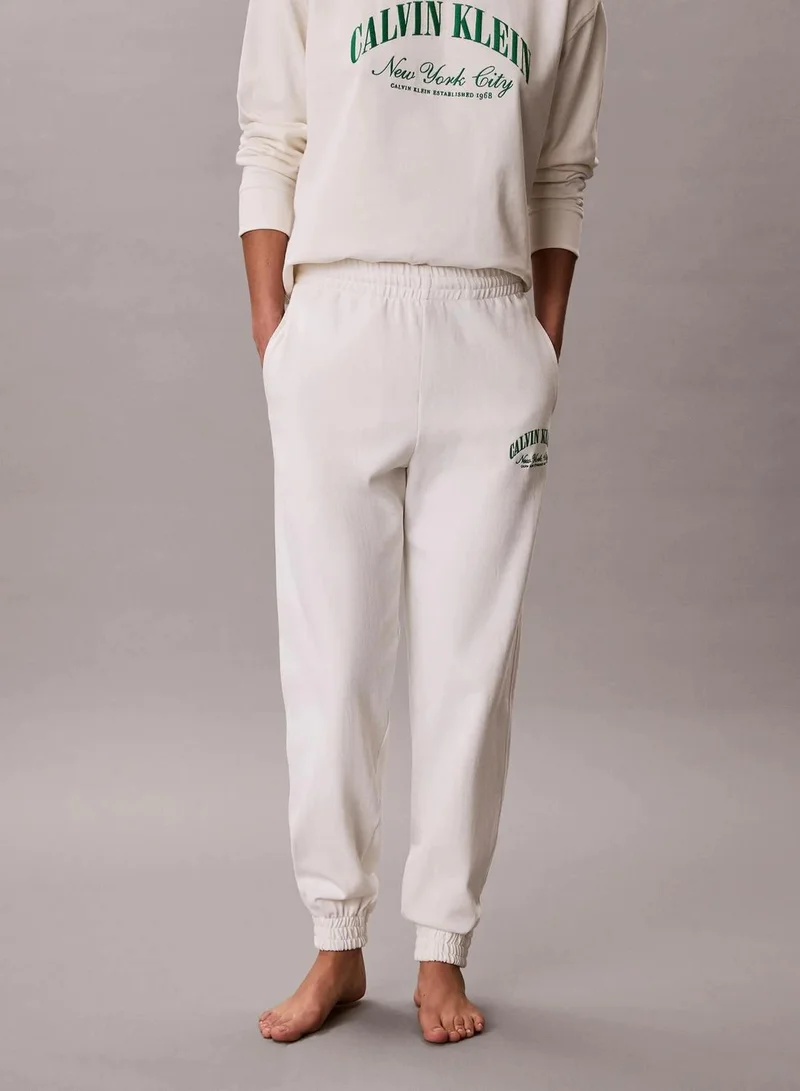 Calvin Klein Tofu Cotton Heritage Logo Pyjama Top for Women | Best Price UAE