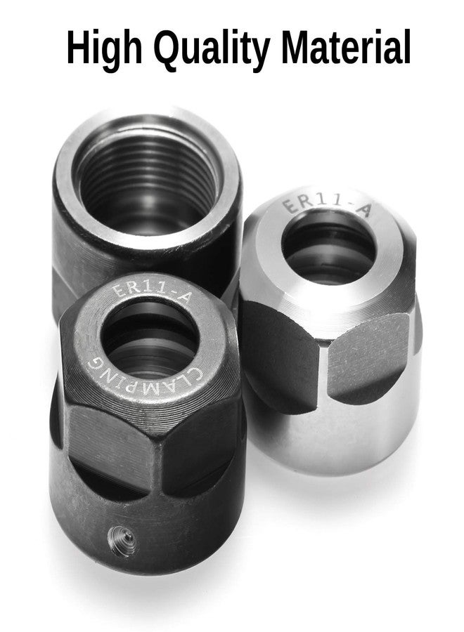 Genmitsu صامولة تثبيت ER11-A من جينميتسو، 4 قطع، مزودة بفتحات توازن ديناميكي لحامل ظرف الطحن CNC في مخرطة - Image 3