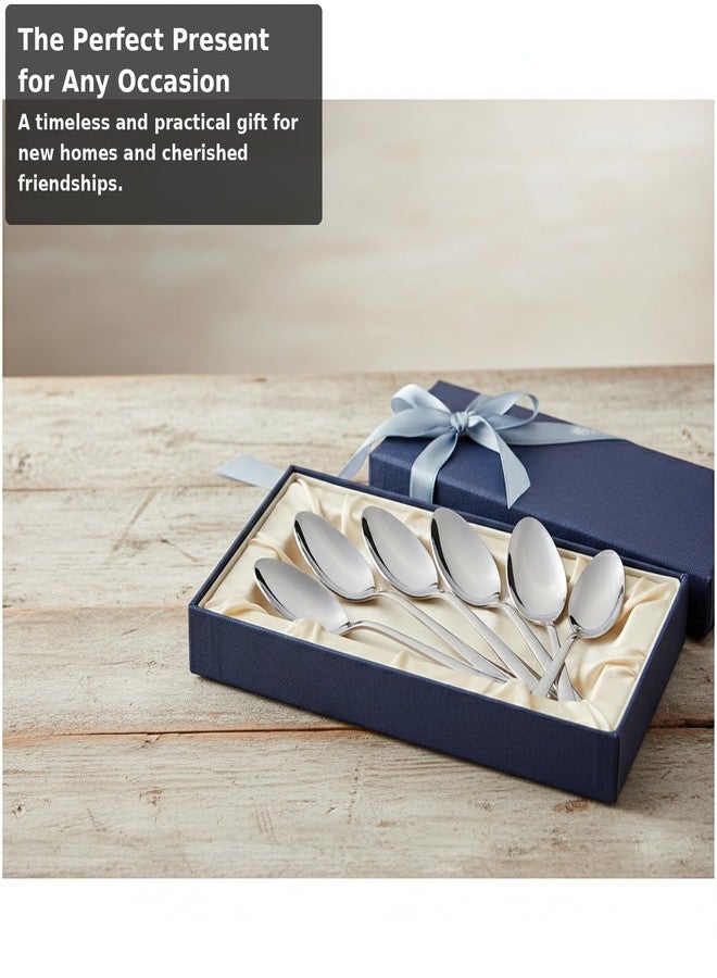 Anjali WENS'DE Elegant Stainless Steel Tea Spoon Set – 6 Pieces, Premium Finish, Smooth Edges, Durable & Rust-Resistant Cutlery, Ideal for Tea, Coffee & Everyday Use - Image 5