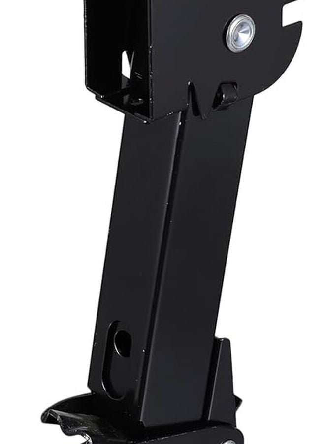 Heavy Duty Black Steel RV Trailer Stabilizer Jack Adjustable for Parking and Leveling Camper - Image 1